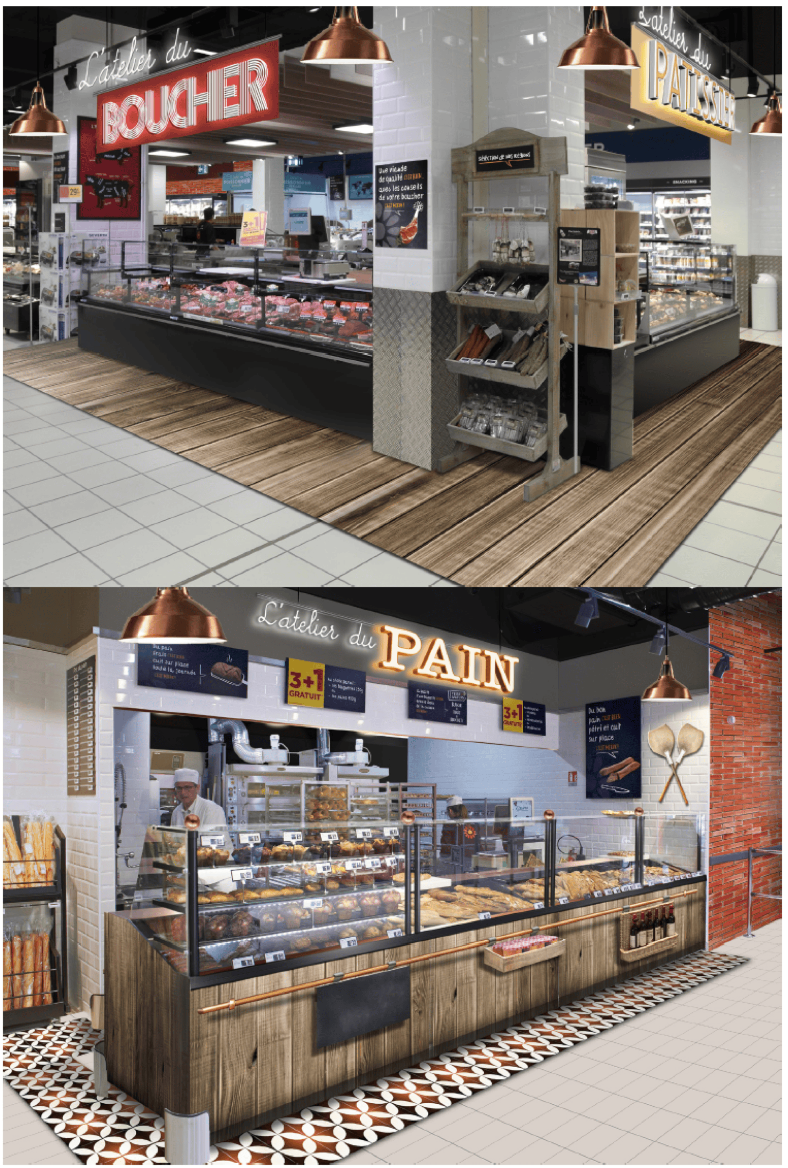 Casino Market Factory — Signalétique