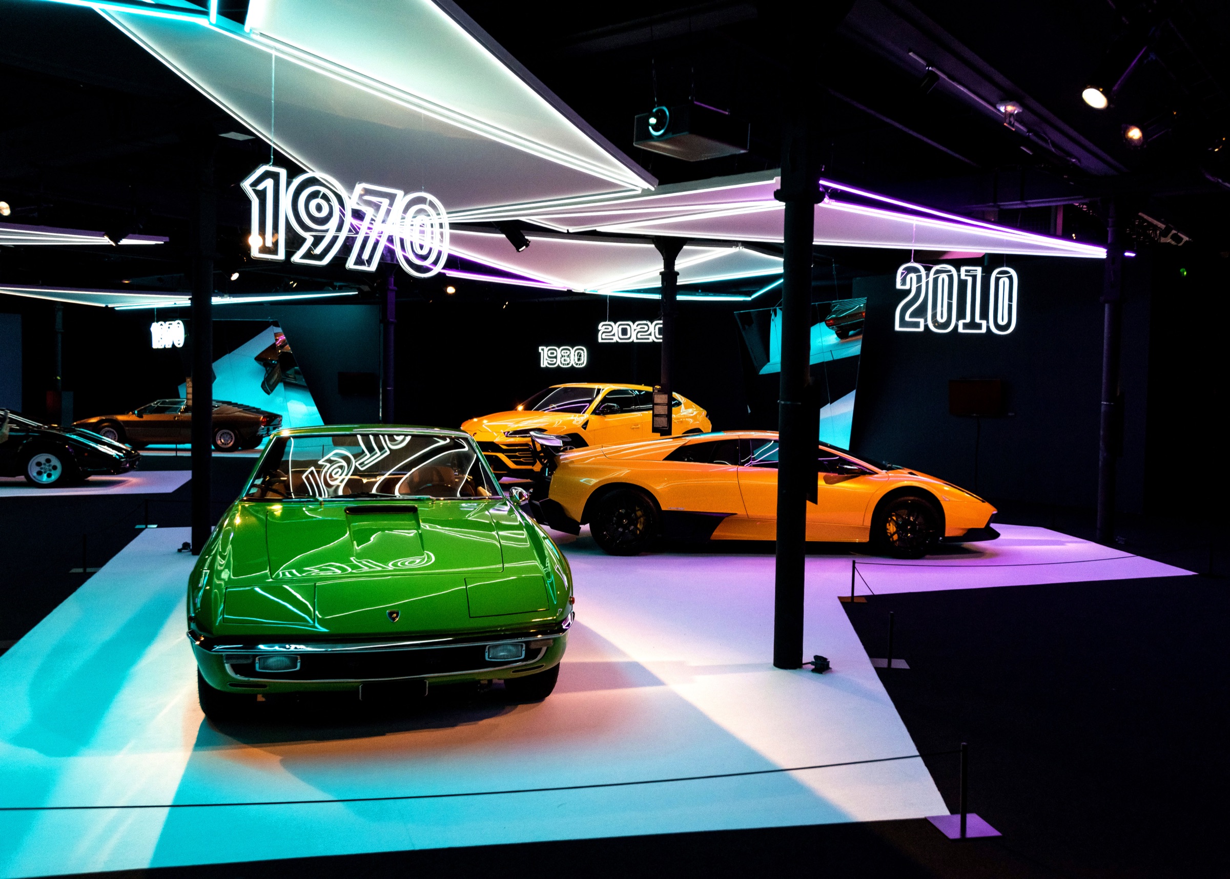 Pop Lamborghini — Scénographie