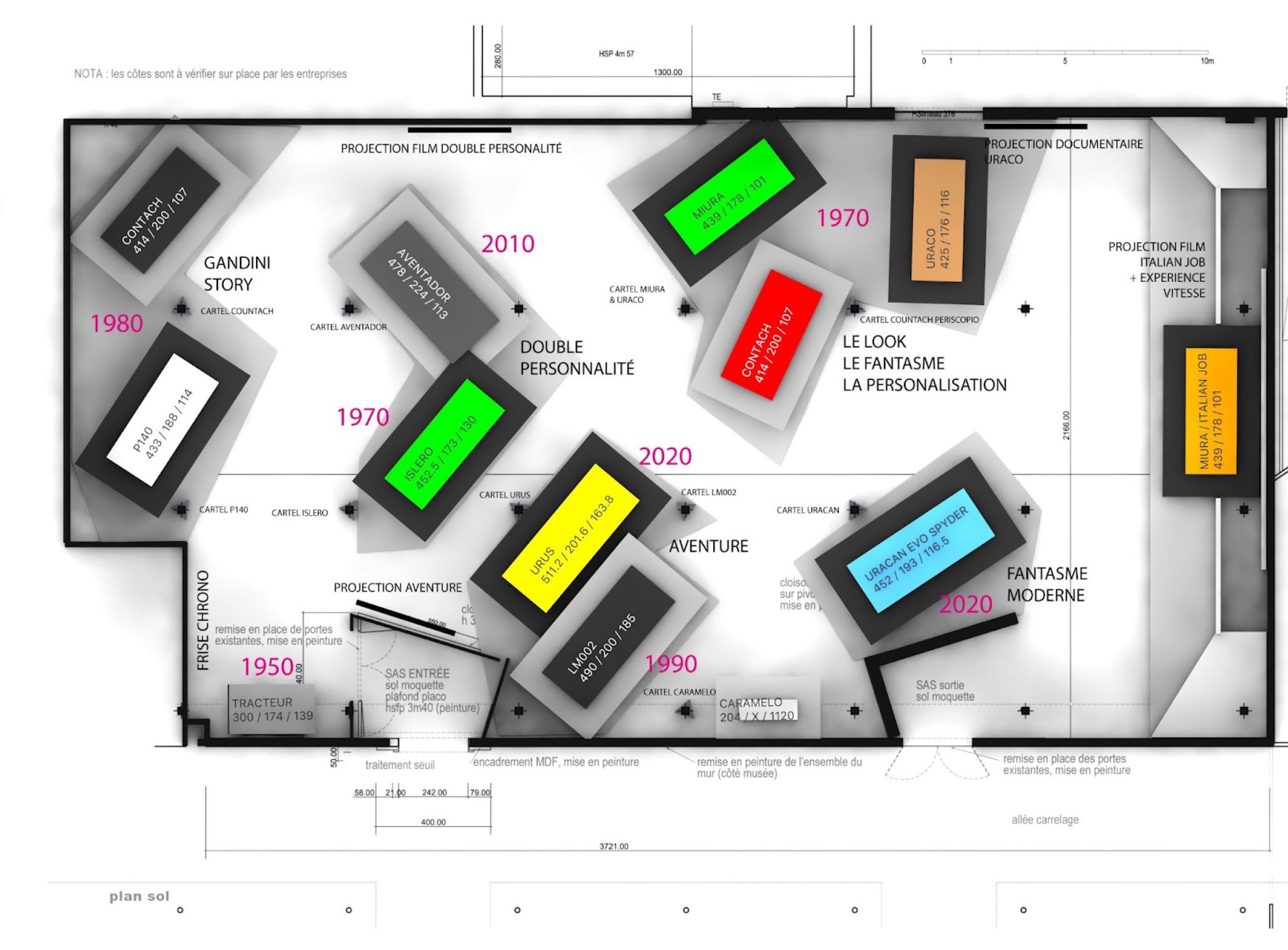 Pop Lamborghini — Formes triangulaires